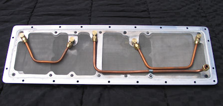 Pan Inside with Screen and Plumbing