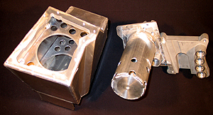 Interior of tank
